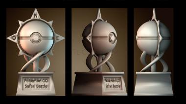 3D модель Чашка для покебола покемон (STL)