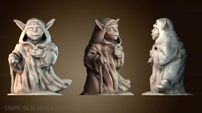 Статуэтки упрощенные Йода идет