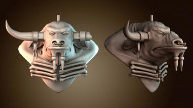 3D модель Niutouren head (STL)