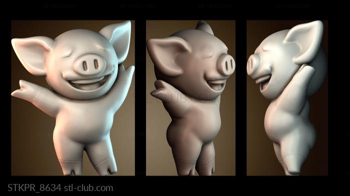 Статуэтки упрощенные Lihkg свинья