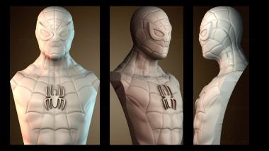 3D модель Человек паук супергерой (STL)