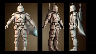3D модель Боба Фетт (STL)