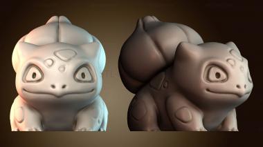 3D модель Бульбазавр покемон (STL)