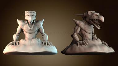 3D модель Подводный дракон (STL)