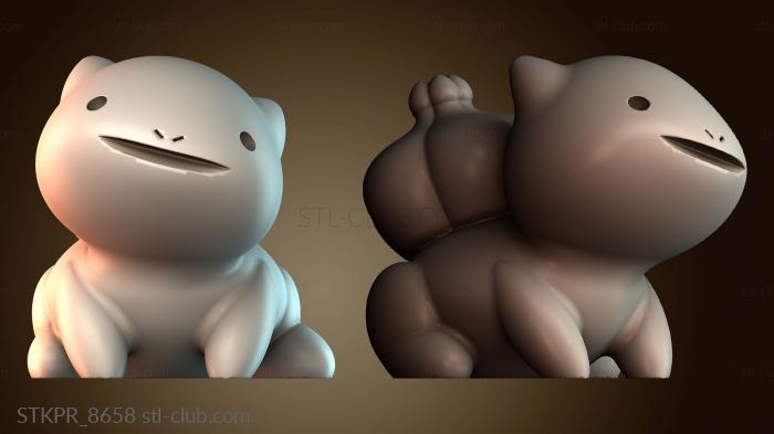 Статуэтки упрощенные Бульбазавр Псевдо покемон