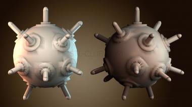 3D модель Морская мина бомба (STL)
