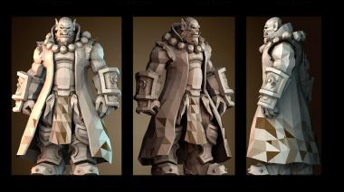 3D модель Thrall Word of Warcraft (STL)
