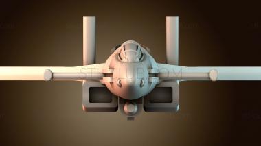 3D модель Научно фантастический бомбардировщик (STL)