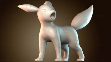 3D модель Амбреон Покемон (STL)