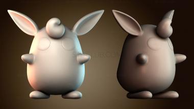 3D модель Wigglytuff покемон (STL)