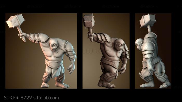 Статуэтки упрощенные Пещерный тролль человек