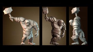 3D модель Пещерный тролль человек (STL)