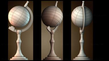 3D модель земного шара (STL)