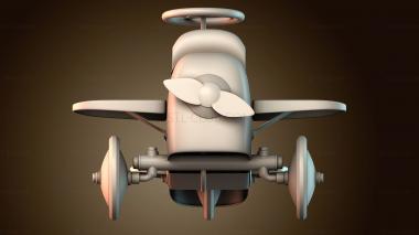 3D модель Игрушечный самолет (STL)