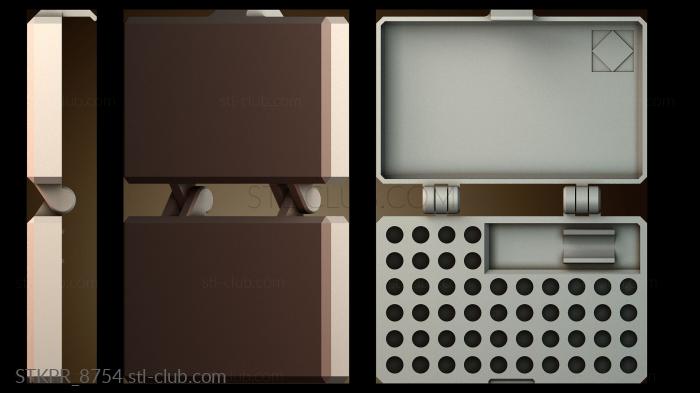 Статуэтки упрощенные Коробка для маленьких отверточных бит Печать на месте