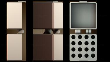 3D модель Печать на месте коробки с битами отвертки (STL)