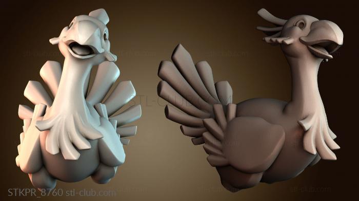 Статуэтки упрощенные чокобо ноги