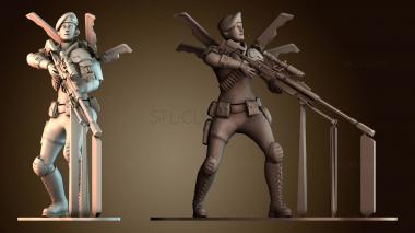 3D модель Val из Evolve (STL)