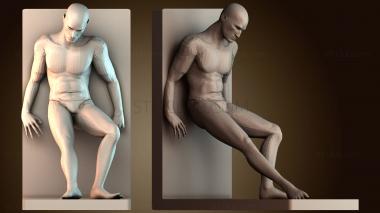 3D модель Человек книжник (STL)