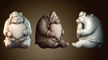 3D модель Панда Сердце (STL)