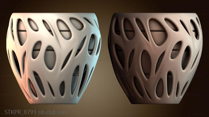 Статуэтки упрощенные Органический цветочный горшок