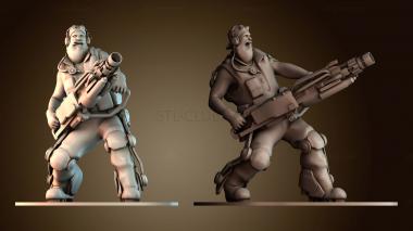 3D модель Хэнк из Evolve (STL)