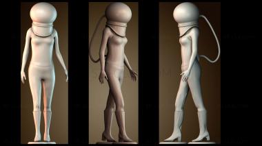 3D модель Broken Bells — Межгалактическая девушка (STL)