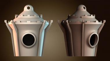 3D модель Скворечник замок (STL)