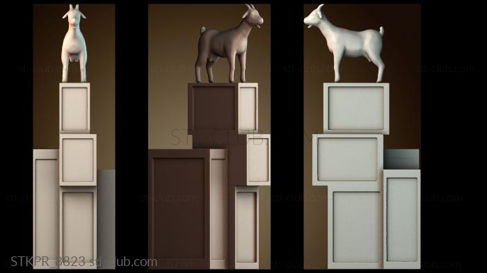 Статуэтки упрощенные «Я коза» Кенни Хантера, Лондон