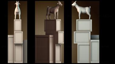 3D модель «Я коза» Кенни Хантера, Лондон (STL)