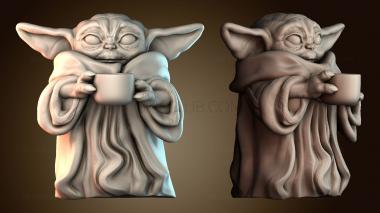 3D модель Baby Yoda soupe (STL)