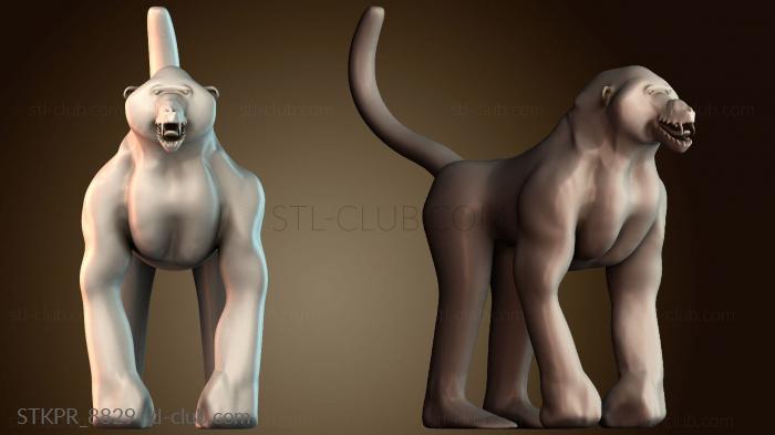 Статуэтки упрощенные Бабуин