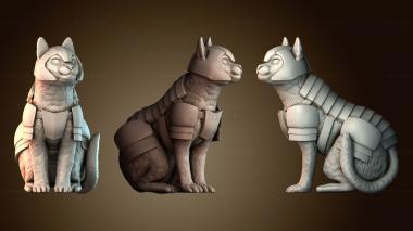 3D модель Кот в доспехах (STL)