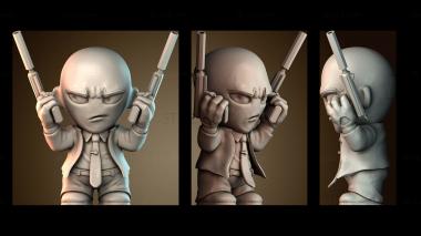 3D модель Хитмэн (STL)