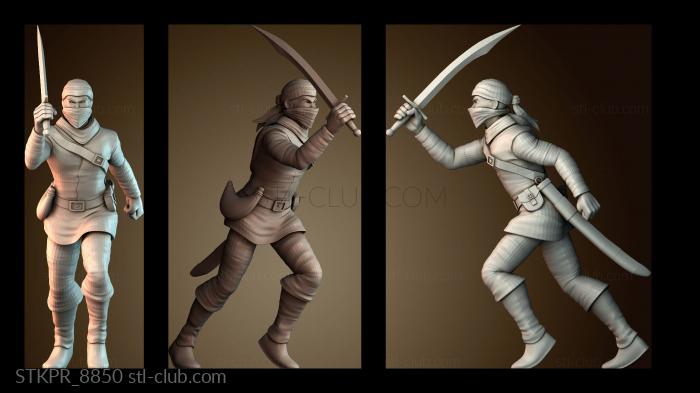 Статуэтки упрощенные Бандит Мужской