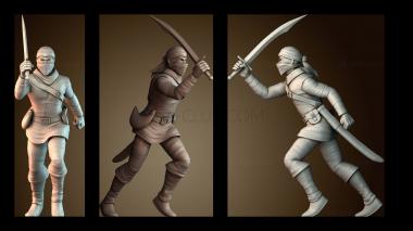 3D модель Бандит Мужской (STL)