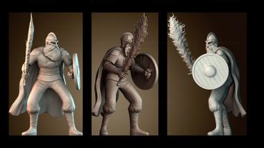 3D модель Баба Яга Всадник (STL)