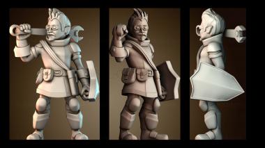 3D модель Гном мужчина (STL)