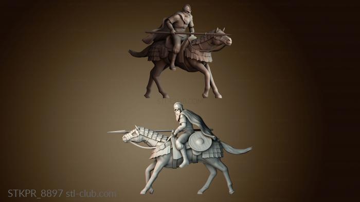 Статуэтки упрощенные Баба Яга на всаднике