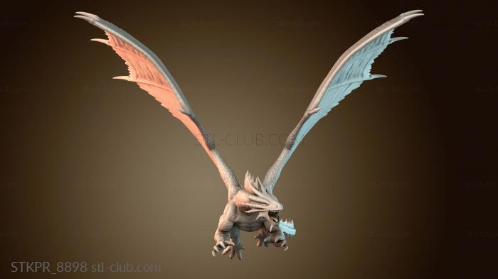 Статуэтки упрощенные Летающий дракон