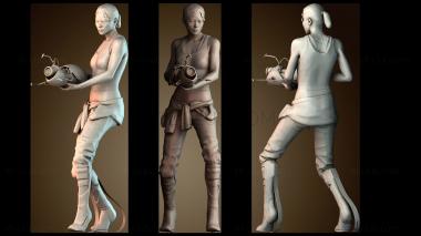 3D модель Челл портал Девушка (STL)