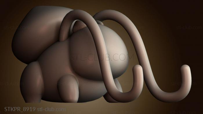 Статуэтки упрощенные Подставка для смартфона «Бульбазавр»