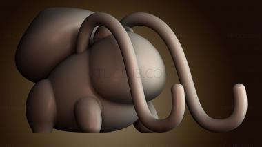 3D модель Подставка для смартфона «Бульбазавр» (STL)