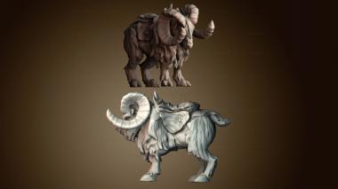 3D модель Коза в доспехах (STL)