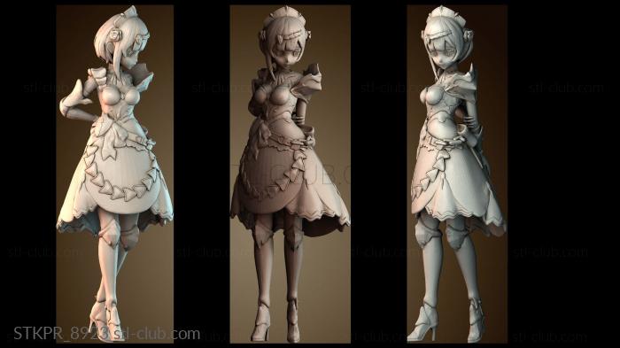 Статуэтки упрощенные Ноэль Геншин