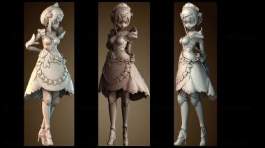 3D модель Ноэль Геншин (STL)