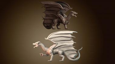 3D модель Медный дракон (STL)