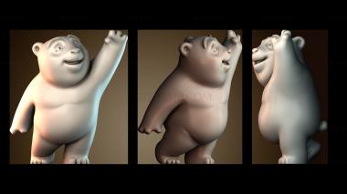 3D модель Медведь (STL)