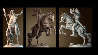 3D модель Конан варвар (STL)