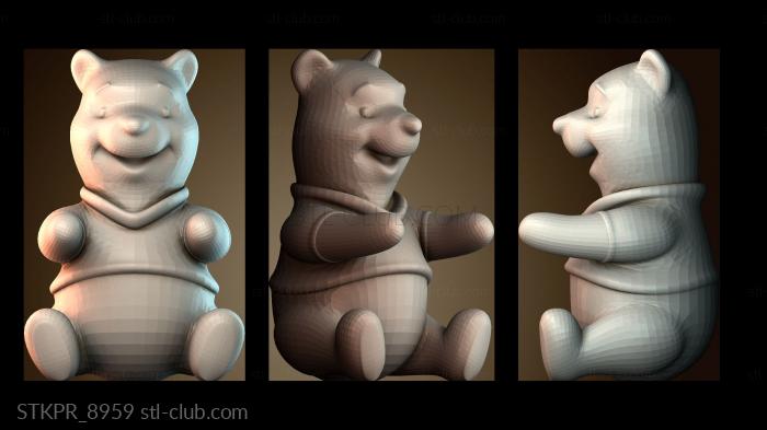 Статуэтки упрощенные Винни Пух